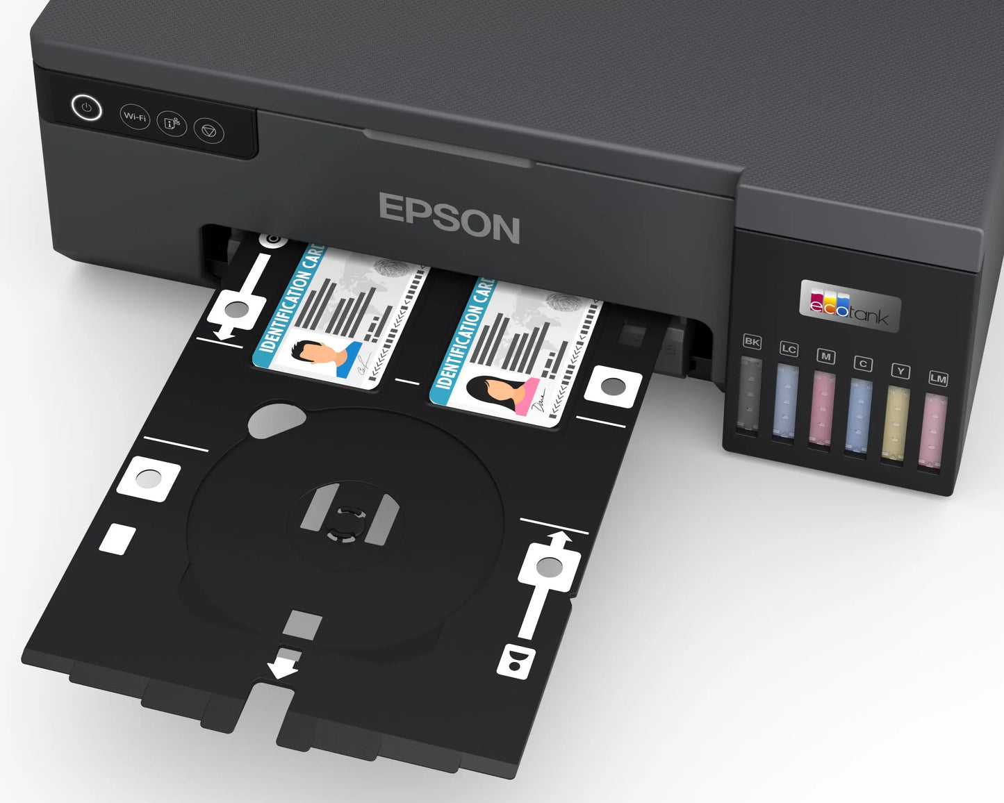 Imprimante Epson EcoTank L8050 Photo ( +impression sur cartes PVC) (C11CK37403) Epson
