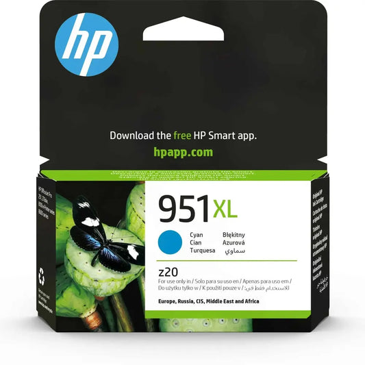 HP 951XL Cyan – Cartouche d’encre grande capacité HP d’origine — Connecto.ma