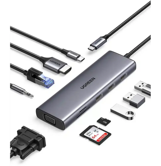 HUB UGREEN USB-C 10 EN 1 (15601) UGREEN