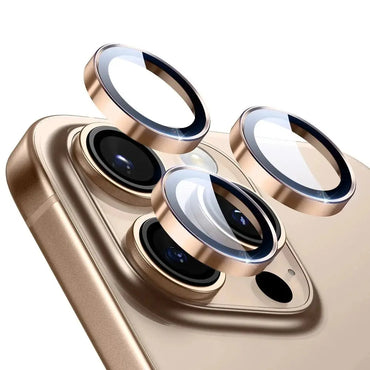 OKMUCH Protecteur d’Objectif d’Appareil Photo en Verre Trempé pour iPhone 16 Pro Max – Desert — vue 2 — Connecto.ma