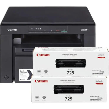 Imprimante Canon A4 Multifonction Laser Monochrome i-SENSYS MF3010 +2 Toner 725 — vue 2 — Connecto.ma