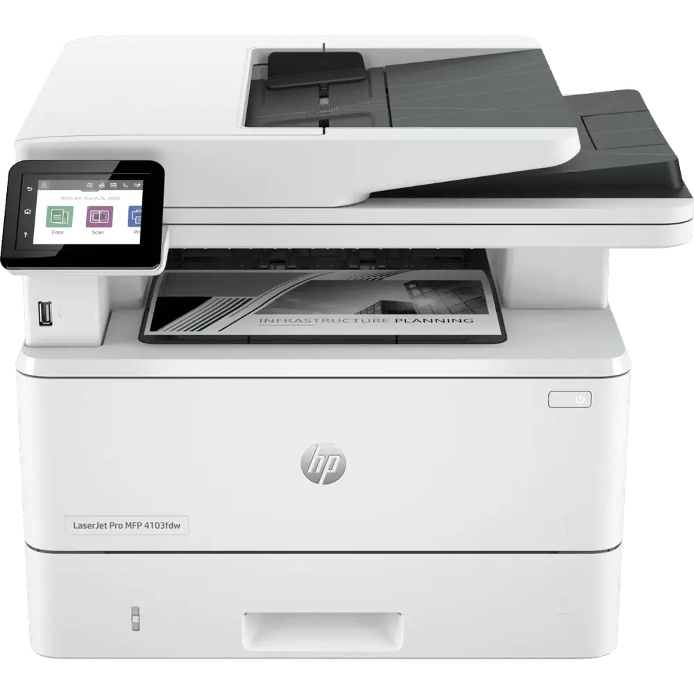 Imprimante Multifonction HP LaserJet Pro 4103fdw — Connecto.ma