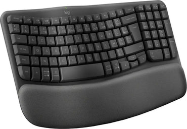 Logitech Wave Keys clavier RF sans fil + Bluetooth AZERTY Français Graphite (920-012286) Connecto.ma