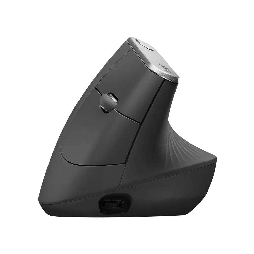 Logitech MX Vertical – Souris Logitech Ergonomique Sans fil bluetooth Graphite LogitechMaroc | Connecto.ma