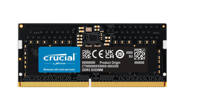 Barrette Memoire Crucial 8 Gb Ddr5 5600 Sodimm Ct8G56C46S5 — Crucial au Maroc | Connecto.ma