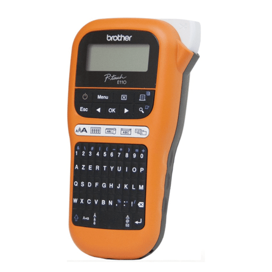 Etiqueteuse Portable Brother Pt E110Vp Imprimante Detiquettes Professionnelle Clavier Azerty — Brother au Maroc | Connecto.ma