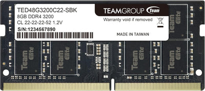 Team Group Elit Cl22 8 Go Ddr4 3200 Barrette Memoire Sodim Ted48G3200C22 Sbk — Connecto au Maroc | Connecto.ma