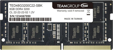 Team Group Elit Cl22 8 Go Ddr4 3200 Barrette Memoire Sodim Ted48G3200C22 Sbk — Connecto au Maroc | Connecto.ma