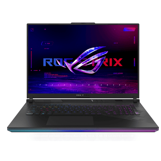 Ordinateur Portable Gaming Asus Rog Strix Scar 18 G834Jyr R6075W I9 14Th 90Nr0Ip2 M003T0 — Asus au Maroc | Connecto.ma