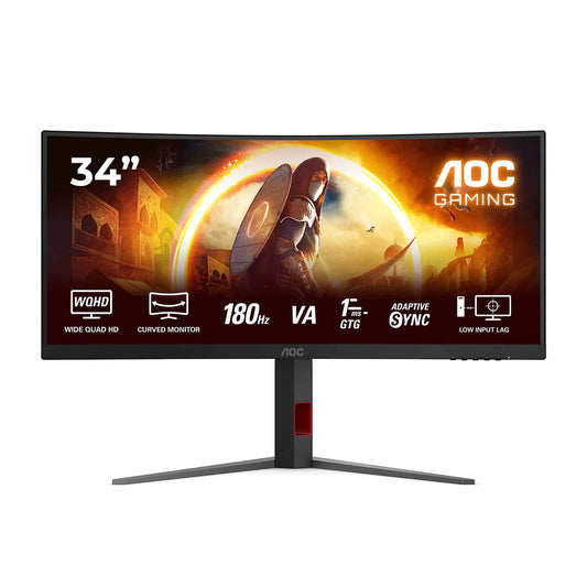 Aoc Moniteur Gamer Incurve Cu34G4 34 219 Va 180Hz Cu34G4 — Connecto au Maroc | Connecto.ma