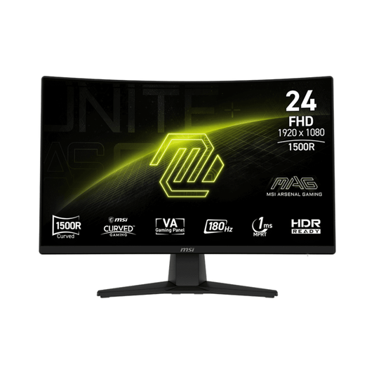 Msi Ecran Gaming Mag 242C 23 6 180Hz Incurve 4711377271110 01 — MSI au Maroc | Connecto.ma