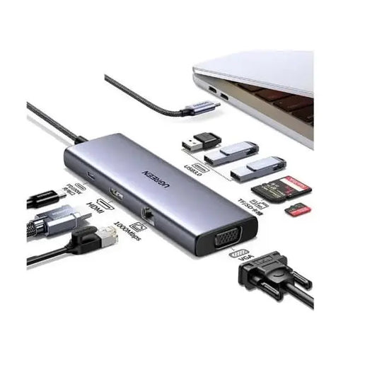 UGREEN STATION D’ACCUEIL USB-C 9 EN 1 — Connecto.ma