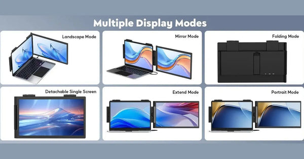Double écran pour pc portable