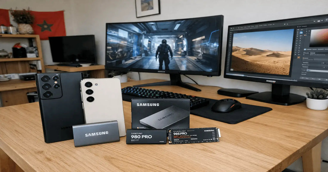 Samsung Maroc : Smartphones Samsung, SSD, Écrans Gaming et Moniteurs Professionnels au Maroc  – Guide & conseils tech au Maroc |Connecto.ma