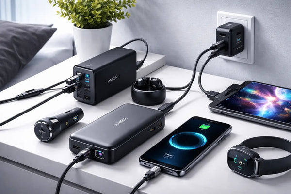 Anker au Maroc : Chargeurs GaN, Power Banks et Câbles USB-C — Prix et Guide 2026