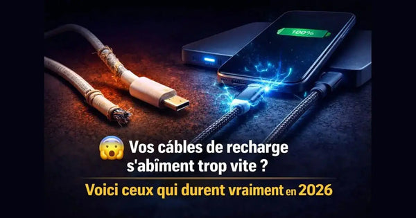 Vos câbles de recharge s’abîment trop vite ? Voici ceux qui durent vraiment en 2026
