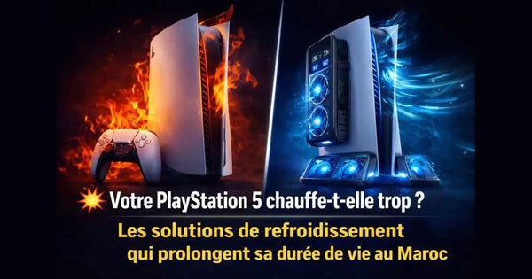 Votre PlayStation 5 chauffe-t-elle trop ? Les solutions de refroidissement qui prolongent sa durée de vie au Maroc