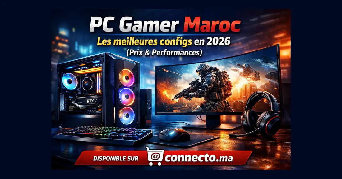 PC Gamer 3000 DH au Maroc : meilleure configuration complète  – Guide & conseils tech au Maroc |Connecto.ma