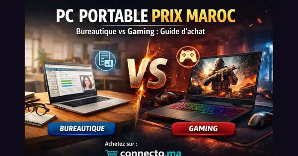 PC Portable Prix Maroc : guide d’achat (bureautique vs gaming)