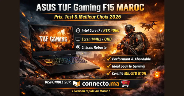 ASUS TUF Gaming F15 Maroc : prix, test & meilleur choix 2026