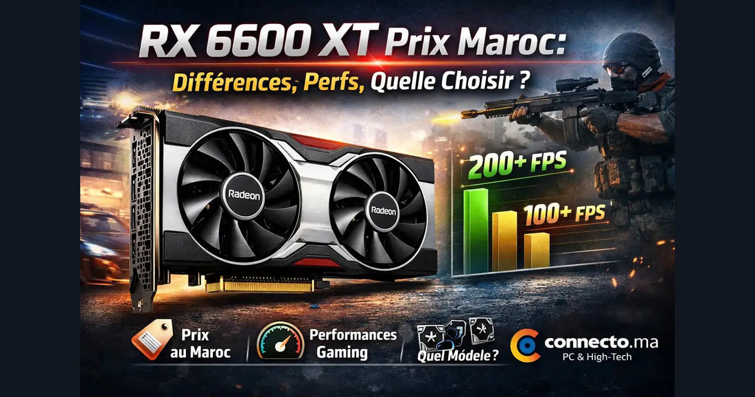 RX 6600 XT Prix Maroc : différences, perfs, quelle choisir  – Guide & conseils tech au Maroc |Connecto.ma