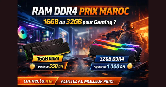 RAM DDR4 Prix Maroc : 16GB ou 32GB pour gaming ?  – Guide & conseils tech au Maroc |Connecto.ma