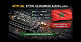 NVMe SSD : comment vérifier compatibilité carte mère (Maroc)