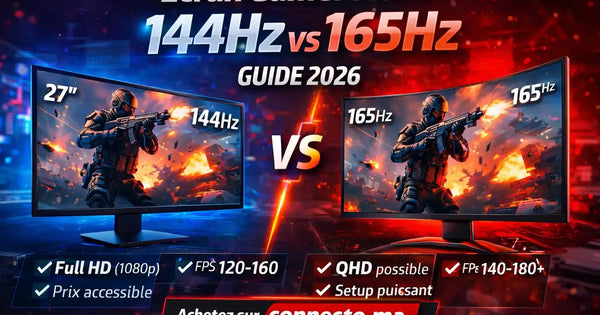 Écran Gamer Maroc : 144Hz ou 165Hz ? guide 2026