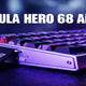 AULA HERO68 Air : clavier gaming sans fil premium à switches magnétiques