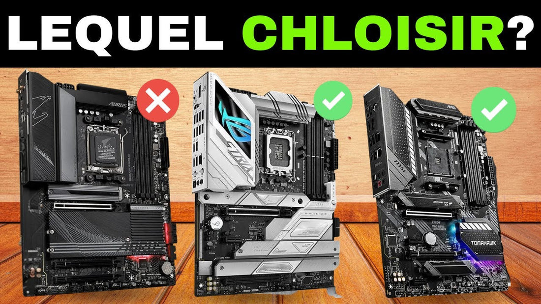 Quelles sont les meilleures cartes mères AMD et Intel en 2026 ?