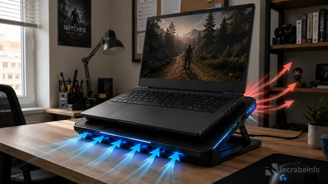 Refroidisseur PC portable : les meilleures solutions pour reduire la temperature
