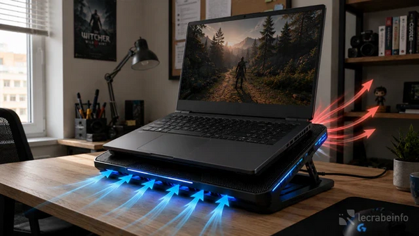 Refroidisseur PC portable : les meilleures solutions pour reduire la temperature