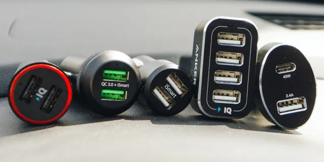 Chargeur voiture rapide USB-C