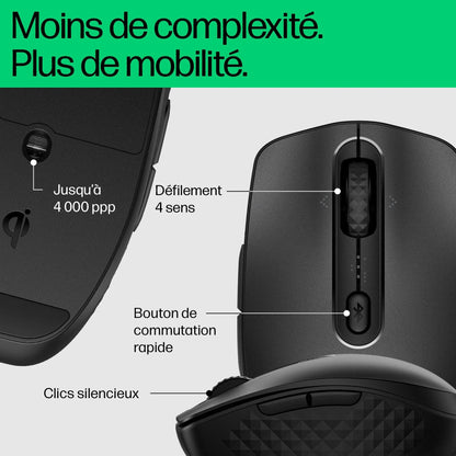 HP 690 Souris sans fil Bluetooth (7M1D4AA) Connecto.ma
