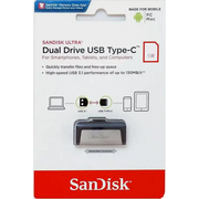 Clé USB Sandisk SDDDC2-064G-G46 CLE USB ULTRA DRIVE USB TYPE C TM 64Go — vue 3 — Connecto.ma