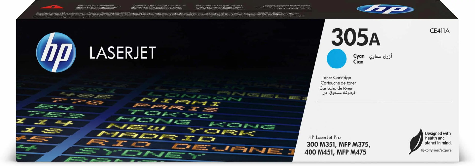 HP 305A Cyan – Toner HP LaserJet d’origine (CE411A) Connecto.ma