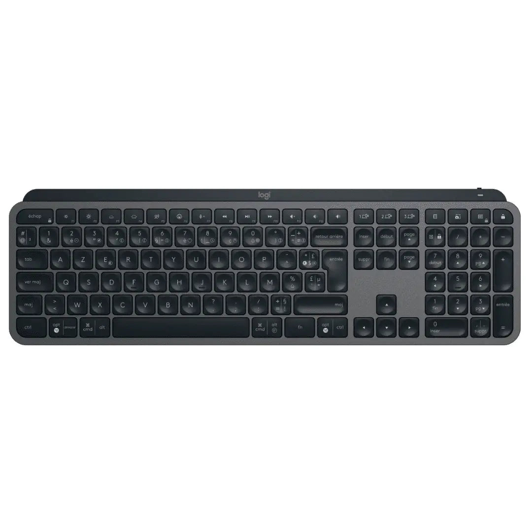 Logitech MX Keys Plus – Clavier Sans Fil AZERTY avec Repose-Poignets | Connecto Connecto.ma