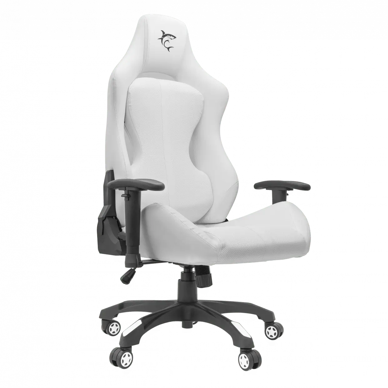 Chaise Gaming White Shark MONZA – Blanc (MONZA-W) Connecto.ma