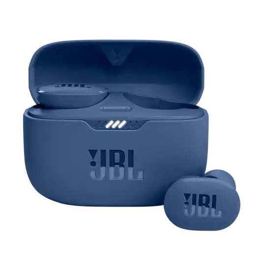 JBL Tune 130NC TWS – Écouteurs Bluetooth ANC IPX4 (Bleu) — Connecto.ma