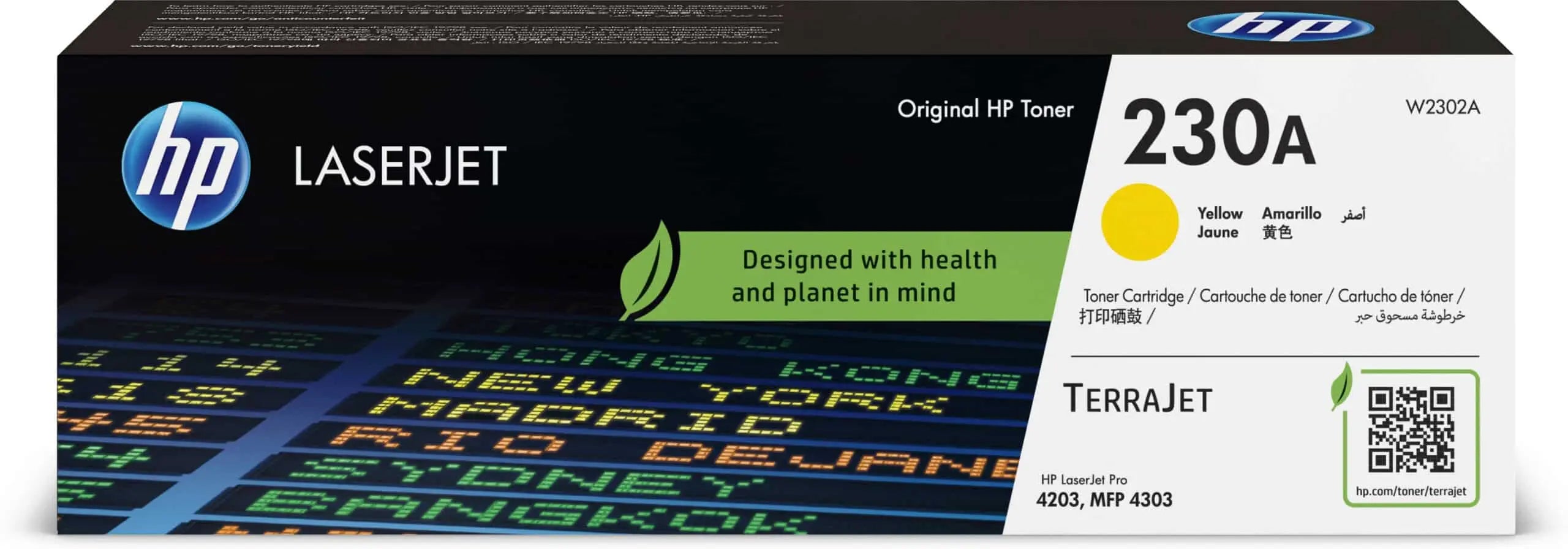 Toner HP 230 LaserJet – Jaune (W2302A) Hewlett Packard
