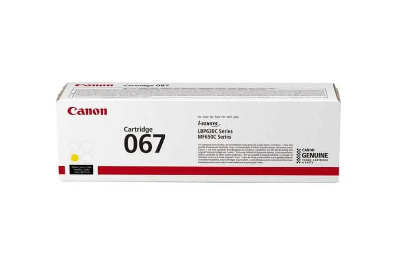Canon 067 Jaune – Cartouche de toner Original (5099C002) Connecto.ma