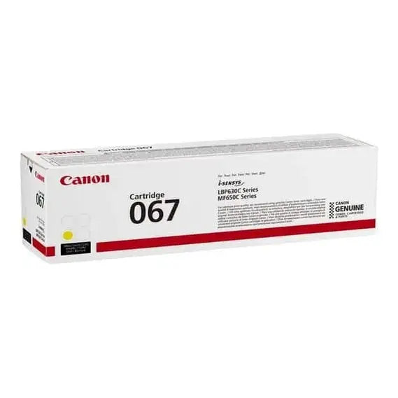 Canon 067 Jaune – Cartouche de toner Original — vue 2 — Connecto.ma