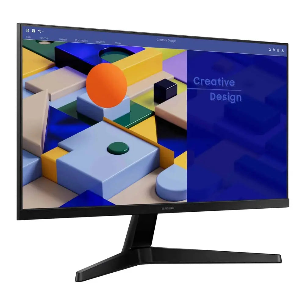 Moniteur Écran SAMSUNG Essential S3 S31C Flat 24? Full HD — vue 3 — Connecto.ma