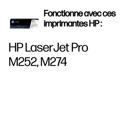 HP 201A Jaune – Toner HP LaserJet d’origine (CF402A) Connecto.ma