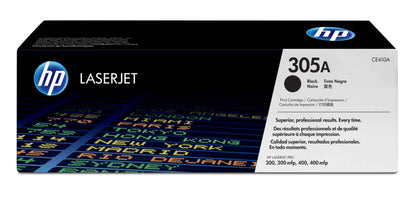 HP 305A Noir  – Toner HP LaserJet d’origine (CE410A) Connecto.ma