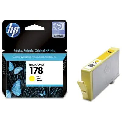 HP 178 Jaune – Cartouche d’encre HP d’origine (CB320HE) Connecto.ma