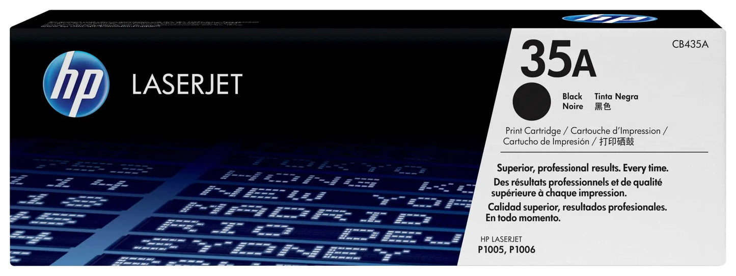 Toner HP 35A LaserJet authentique – Noir (CB435A) Hewlett Packard