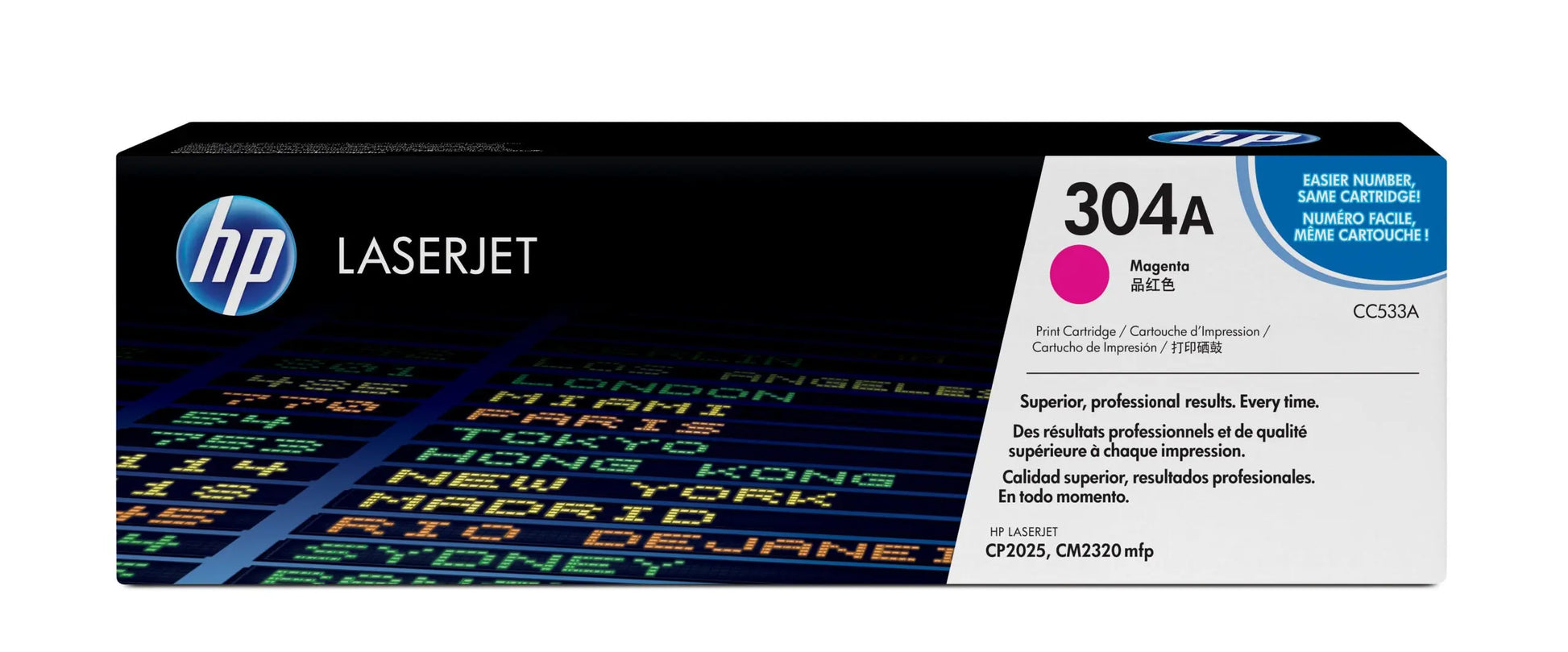 HP 304A Magenta – Toner HP LaserJet d’origine (CC533A) Connecto.ma