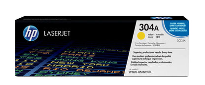 HP 304A Jaune – Toner HP LaserJet d’origine (CC532A) Connecto.ma