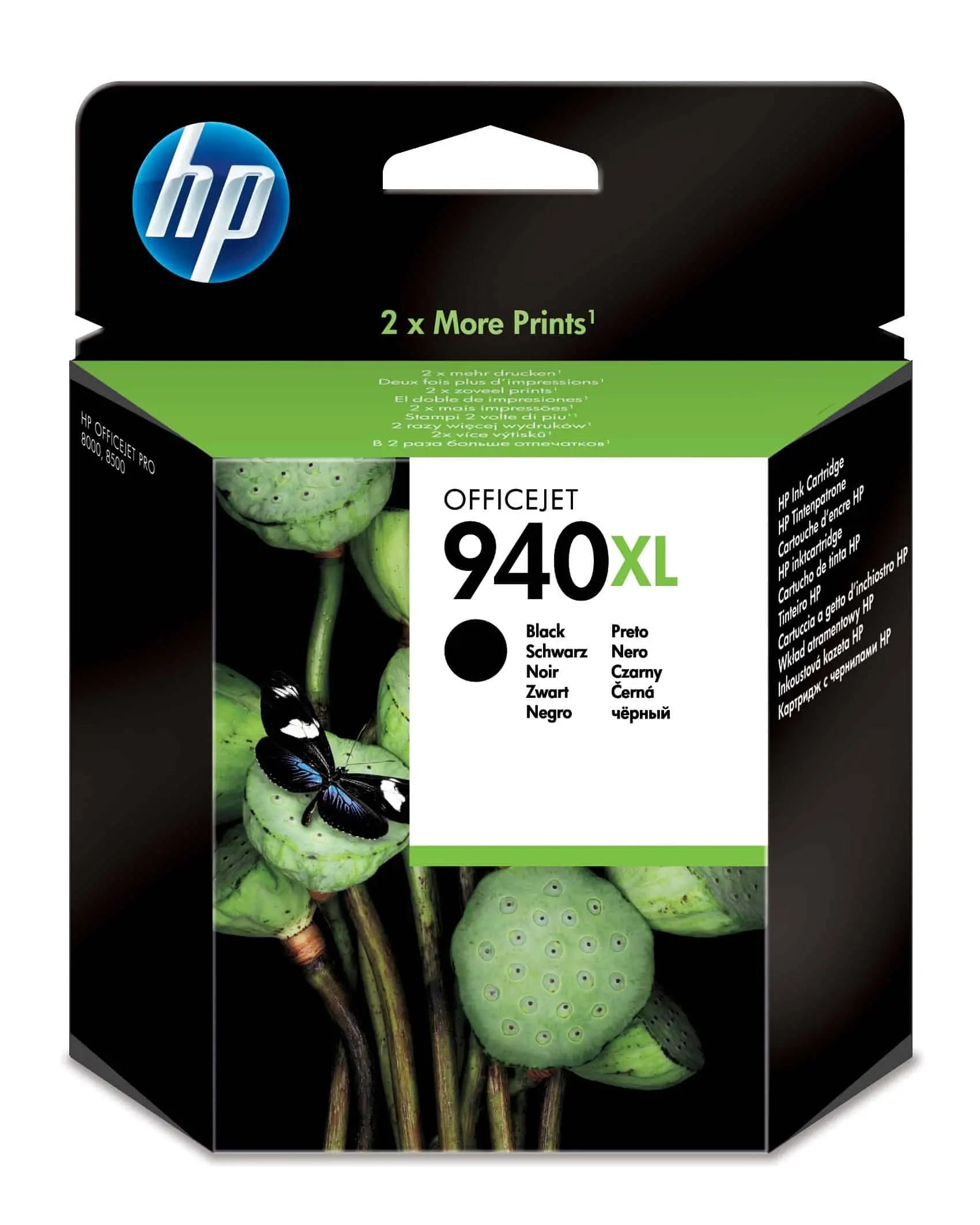 HP 940XL Noir – Cartouche d’encre grande capacité HP d’origine (C4906AE) Connecto.ma